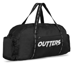 حقيبة الصالة الرياضية من Outters BIG WIG، حقيبة دفل مقاومة للماء باللون الأسود 